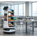 2026 New Intelligent Food Delivery Robot Unmanned Self-Service Serving Machine For Restaurant Cafeteria