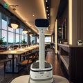 Autonomous Patrol Food Delivery Robot For Restaurant Multi-Tier Stable Pallets Max 15kg Load 6 to 8 Hours Standby Duration
