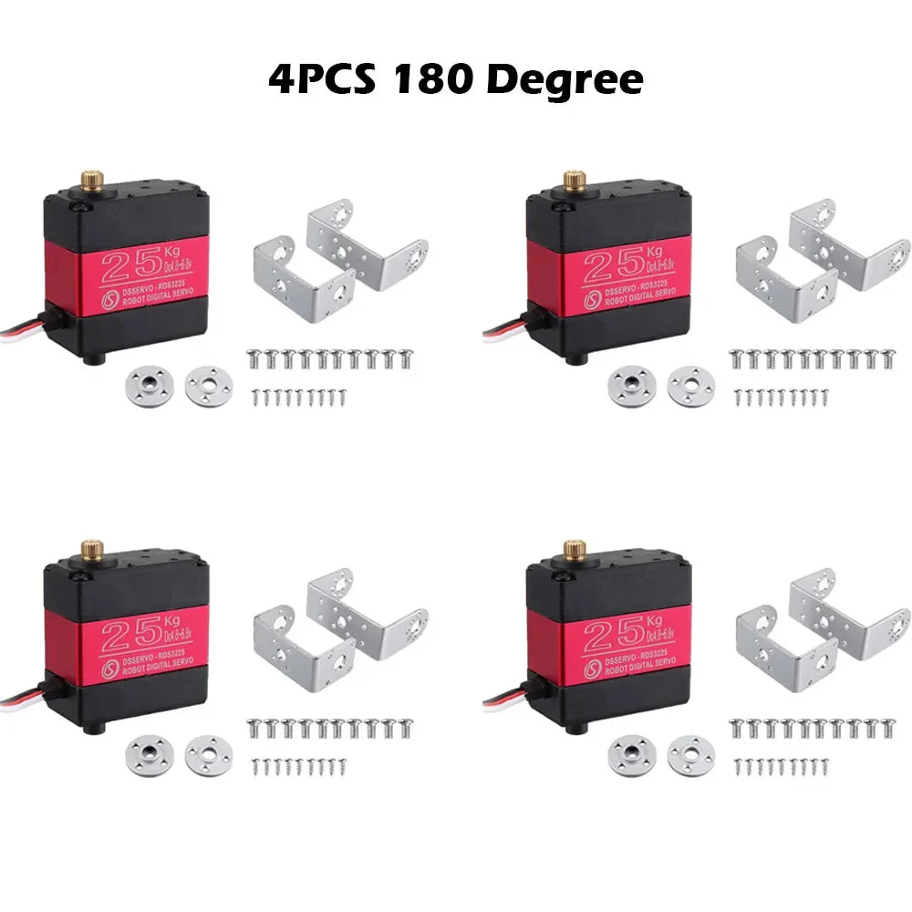 RDS3225 25kg Digital Servo — High Torque, Metal Gear, IP66 Waterproof