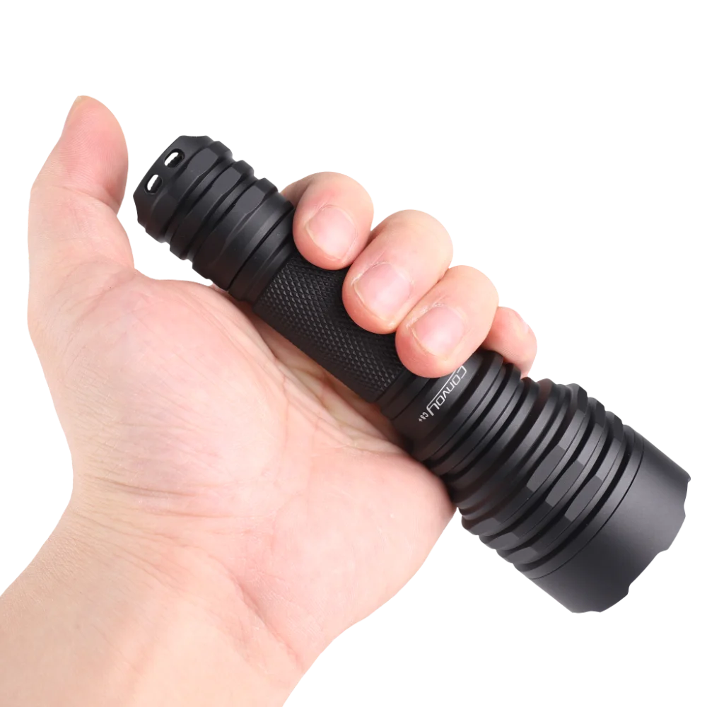 Flashlight Convoy C8 Plus SFT40 Luminus Led Lanterna 18650 Torch Tactical Portable Lighting Camping Fishing Working Flash Light