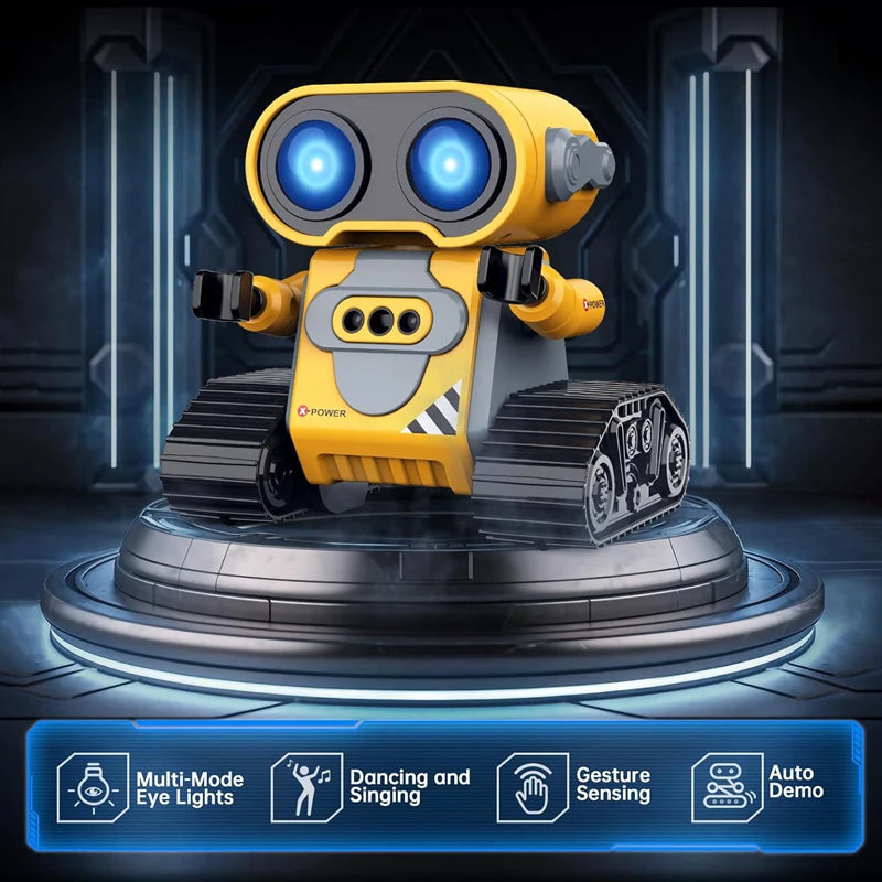 Multifunctional RC Robot — LED Lights, 2.4GHz, Rechargeable