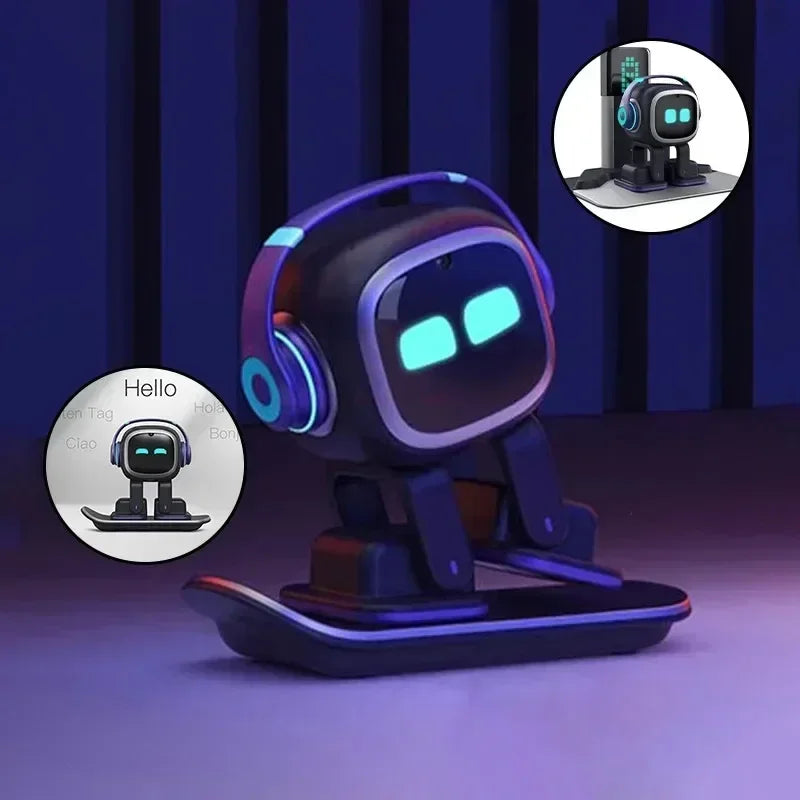EMO Tuya Intelligent AI Robots Emotional Support Interactive Desktop Voice Recognition EMO Go Home Robot Companion Children Gift