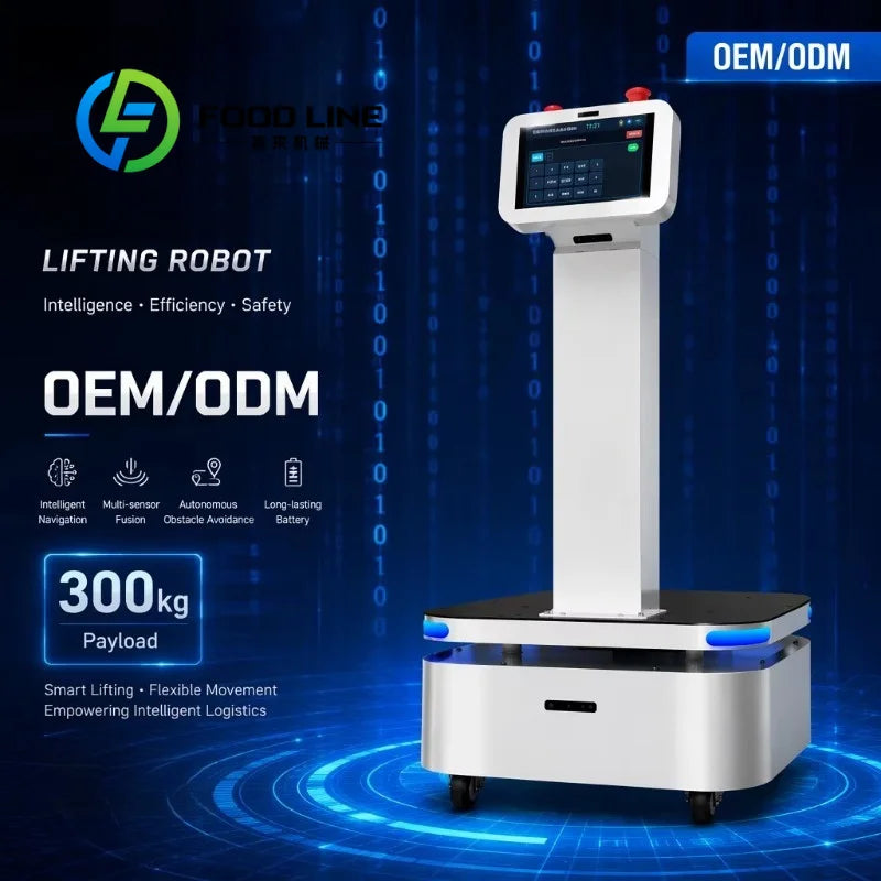 AGV Delivery Robot Heavy Load Automated Guided Delivery Equipment Realize Continuous Round Trip Transport Inside Manufacturing