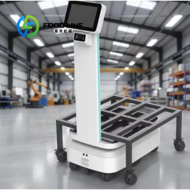 Customized Autonomous Obstacle Avoidance AGV Robot 300kg Payload Warehouse Material Transport
