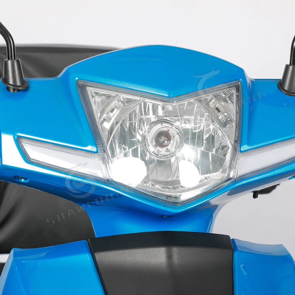 New 48V 500W LED Electric Scooter Tricycle 3 Wheels Mobility Tricycle with Open Basket Arrivals Motor Scooter Trike