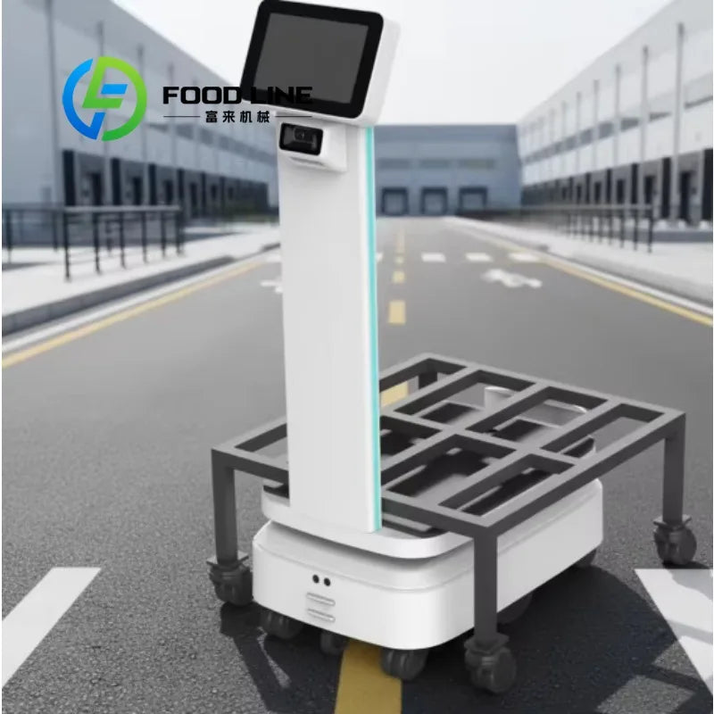 Customized Autonomous Obstacle Avoidance AGV Robot 300kg Payload Warehouse Material Transport