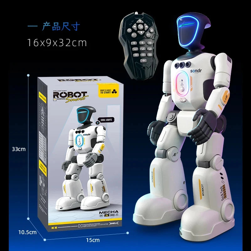 Hot Selling Intelligent Humanoid Robot Programmable Multi-Joint Interactive Toy Voice Recording Sing Dancing STEM Educational