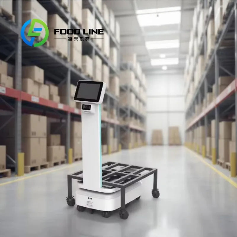 Customized Autonomous Obstacle Avoidance AGV Robot 300kg Payload Warehouse Material Transport
