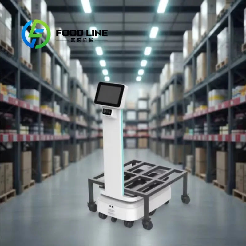 Customized Autonomous Obstacle Avoidance AGV Robot 300kg Payload Warehouse Material Transport