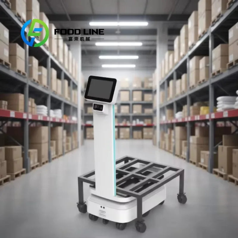 Customized Autonomous Obstacle Avoidance AGV Robot 300kg Payload Warehouse Material Transport