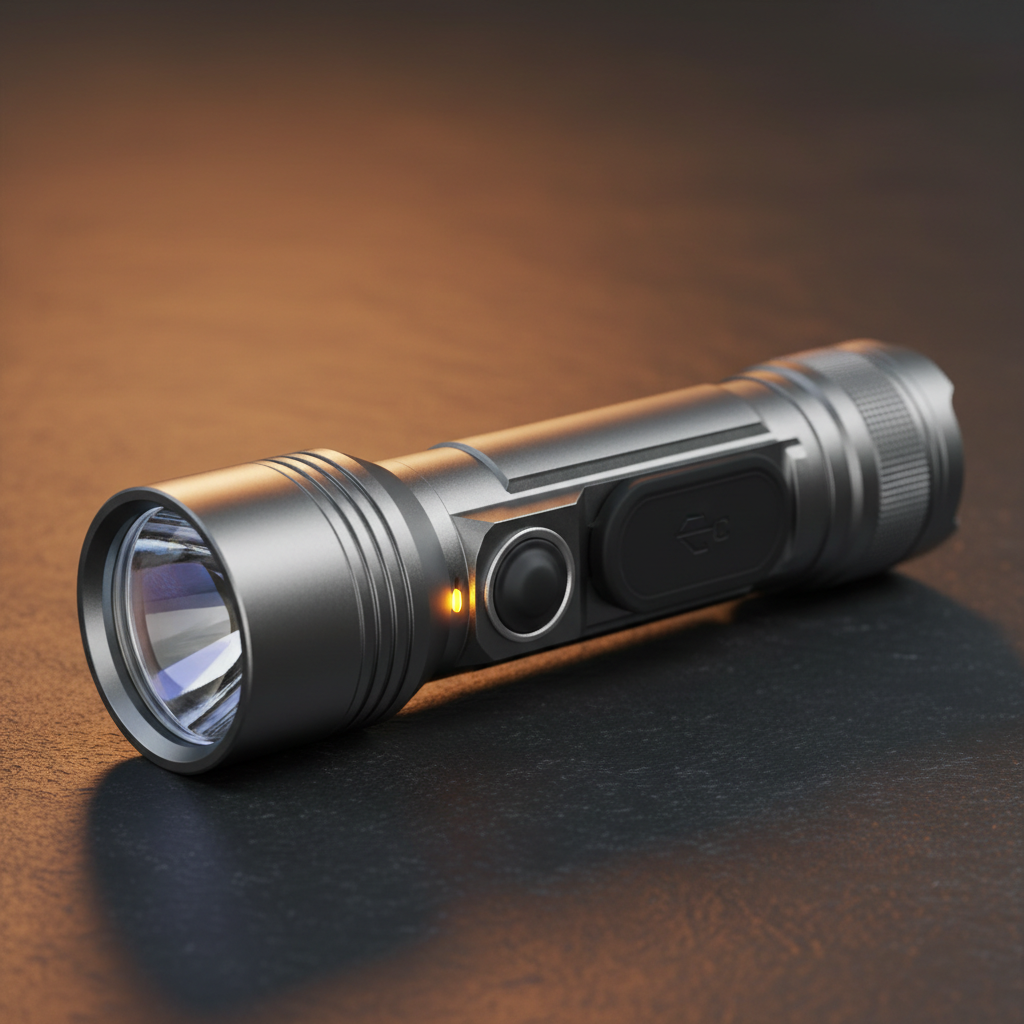 LumeX Pro – Detalhe corpo metálico e USB-C